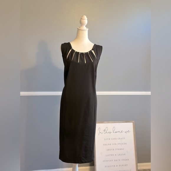 Lane Bryant Gorgeous Classic Sleeveless Little Black Dress LBD Size 28 NWT - Picture 1 of 8